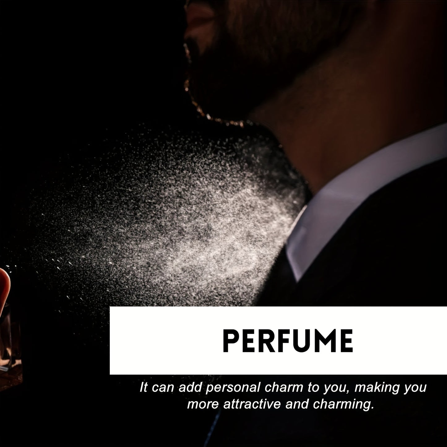 Spray aromatique parfumé Roxelis : Doux, non irritant, parfum longue durée pour homme - Arôme boisé, sans alcool, concentration 3-5%, 50ml/1.69 fl.oz.