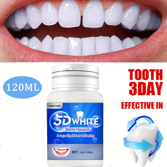 1pc 120ml Teeth Cleaning Powder,Teeth Polishing Powder for Deep Cleaning,Breath Freshener,Teeth Cleaning Powder for Daily Life 