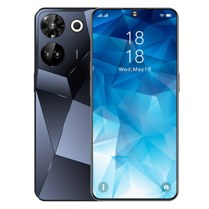 "Mémoire 4+64 Go, Smartphone 4G, Écran Perforé HD 6.53 pouces, Charge Rapide 10W, Processeur Quad-Core MTK6737, Fonction OTG, Caméra 13MP, GPS - 720x1600 Résolution"