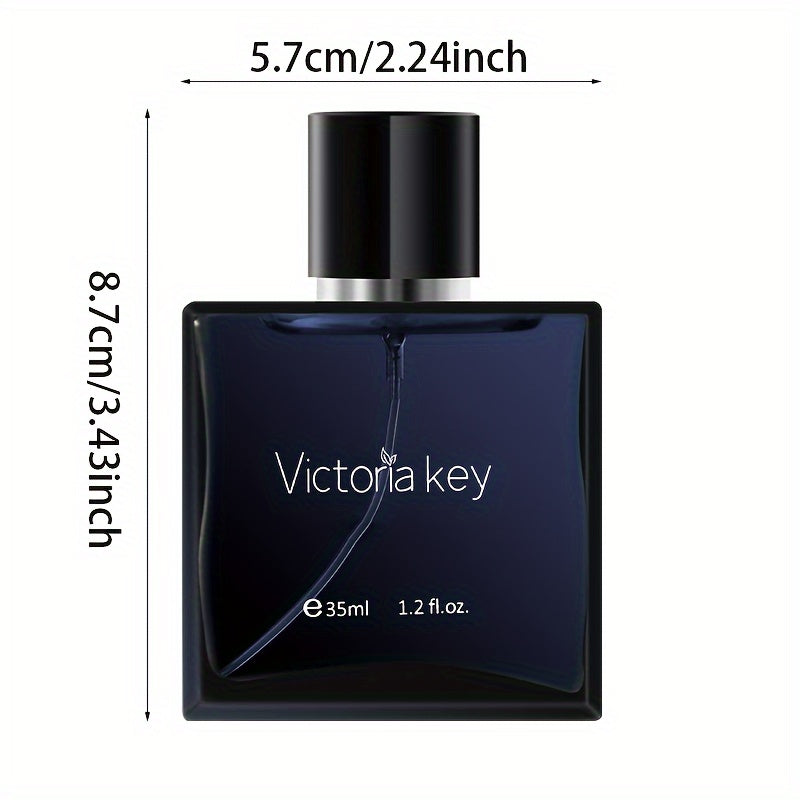 Parfum après-rasage Victoria Key Résistant : Parfum boisé, 35ml, 1,2 fl.oz., Adapté aux hommes, À base d'alcool, Concentration de 5-15%, Notes boisées et terrestres