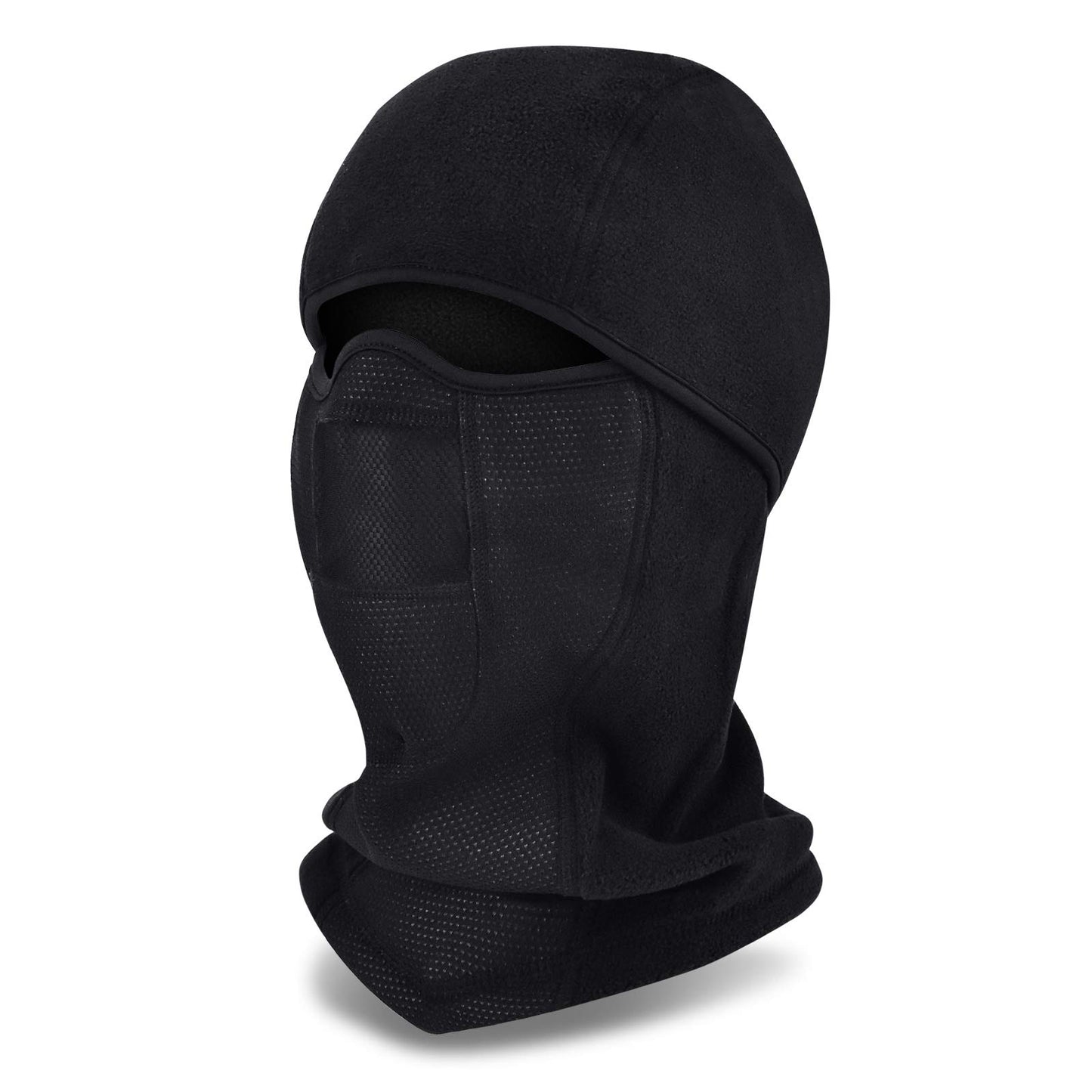 Masque facial balaclava en polaire thermique pour hommes, masque chaud coupe-vent en maille respirante pour les sports d'hiver en plein air, le ski, le cyclisme et l'équitation