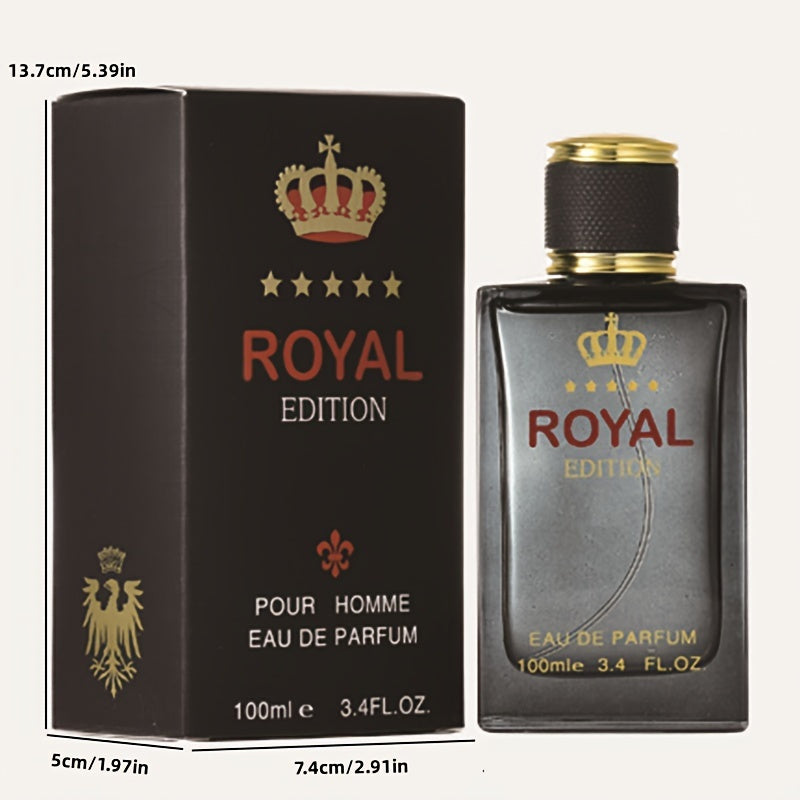 Eau De Parfum Pour Homme De 3,38 Oz, Parfum Rafraîchissant Et Durable Avec Des Notes De Fougère, Parfum Pour Les Rendez-vous Et La Vie Quotidienne, Un Cadeau Parfait Pour Lui