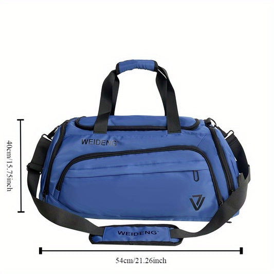 Sac à Dos de Sport & Fitness Grande Capacité avec Séparation Sec/Humide - Tissu Oxford Durable, Imperméable, Fermeture Éclair pour Voyage & Loisirs en Plein Air