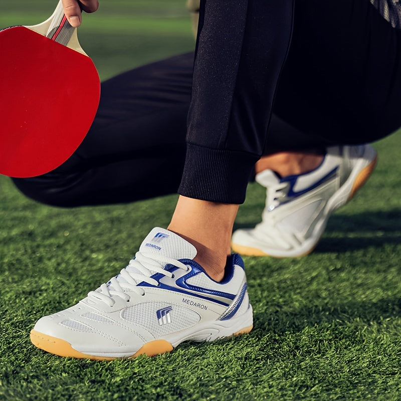 Chaussures De Tennis Professionnelles Pour Hommes Avec Semelle En Caoutchouc, Confortables, Antidérapantes Et Absorbant Les Chocs, Lacets, Pour Les Activités Intérieures Et Extérieures Des Hommes