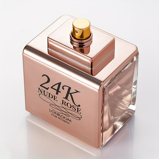 Lonkoom Eau De Parfum 3.38Oz pour Femmes - Parfum Floral Rafraîchissant et Longue Durée, Parfait pour les Rendez-vous & Tenue Décontractée, Cadeau Idéal