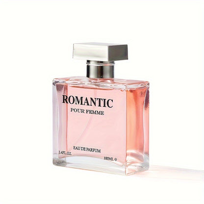 Parfum Élégant pour Femmes de 3.4 fl oz - Parfum Longue Durée de Rose, Lys & Musc | Eau de Parfum Florale Classique avec Alcool | Cadeau Idéal pour les Fêtes