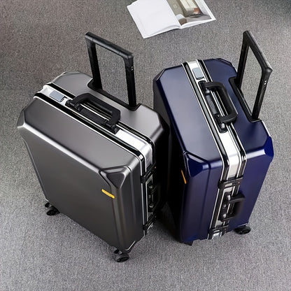 Bagages à coque rigide, valises à cadre en aluminium de 24 et 26 pouces avec serrures TSA et 4 roues pivotantes doubles, valises de voyage légères pour hommes et femmes