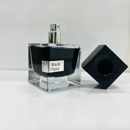 Parfum de Luxe pour Homme Black Afghan - Bois d'Ambre et Fruits, Tenue 48 Heures, Idéal pour le Quotidien, les Affaires et les Rendez-vous