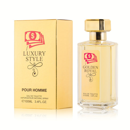 3.38oz Eau De Toilette Spray - Fresh Vanilla &amp; Corn Bean Scent, Alcohol Based, Formaldehyde Free, Perfect for Dates &amp; Everyday 