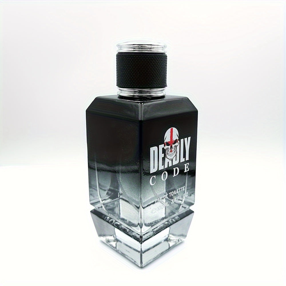 Parfum pour hommes de 3,38 oz, rafraîchissant et à la tenue longue, avec des notes aquatiques boisées, idéal pour les rendez-vous et la vie quotidienne, un cadeau parfait pour les hommes.