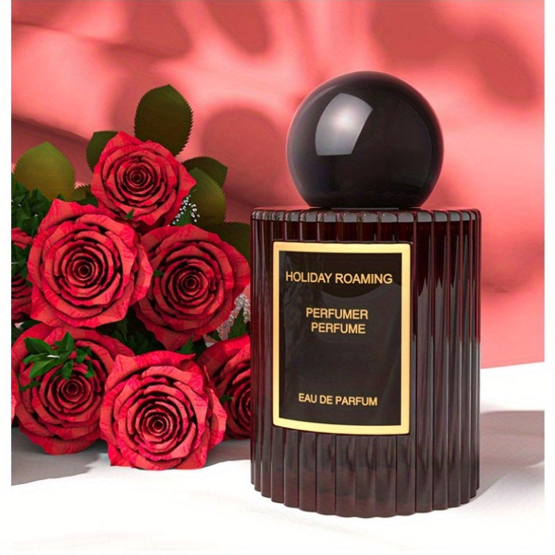 Eau de Parfum de vacances Roaming Perfumer - Cologne parfumée à la rose festive pour femme - 50 ml/1,7 FL.OZ