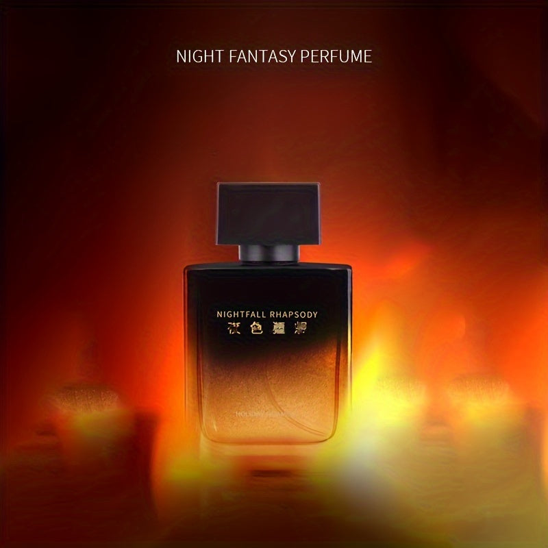 Eau de Toilette pour Hommes Night Fantasy - Parfum Citrus, Longue Durée & Rafraîchissant, 1.69oz Spray