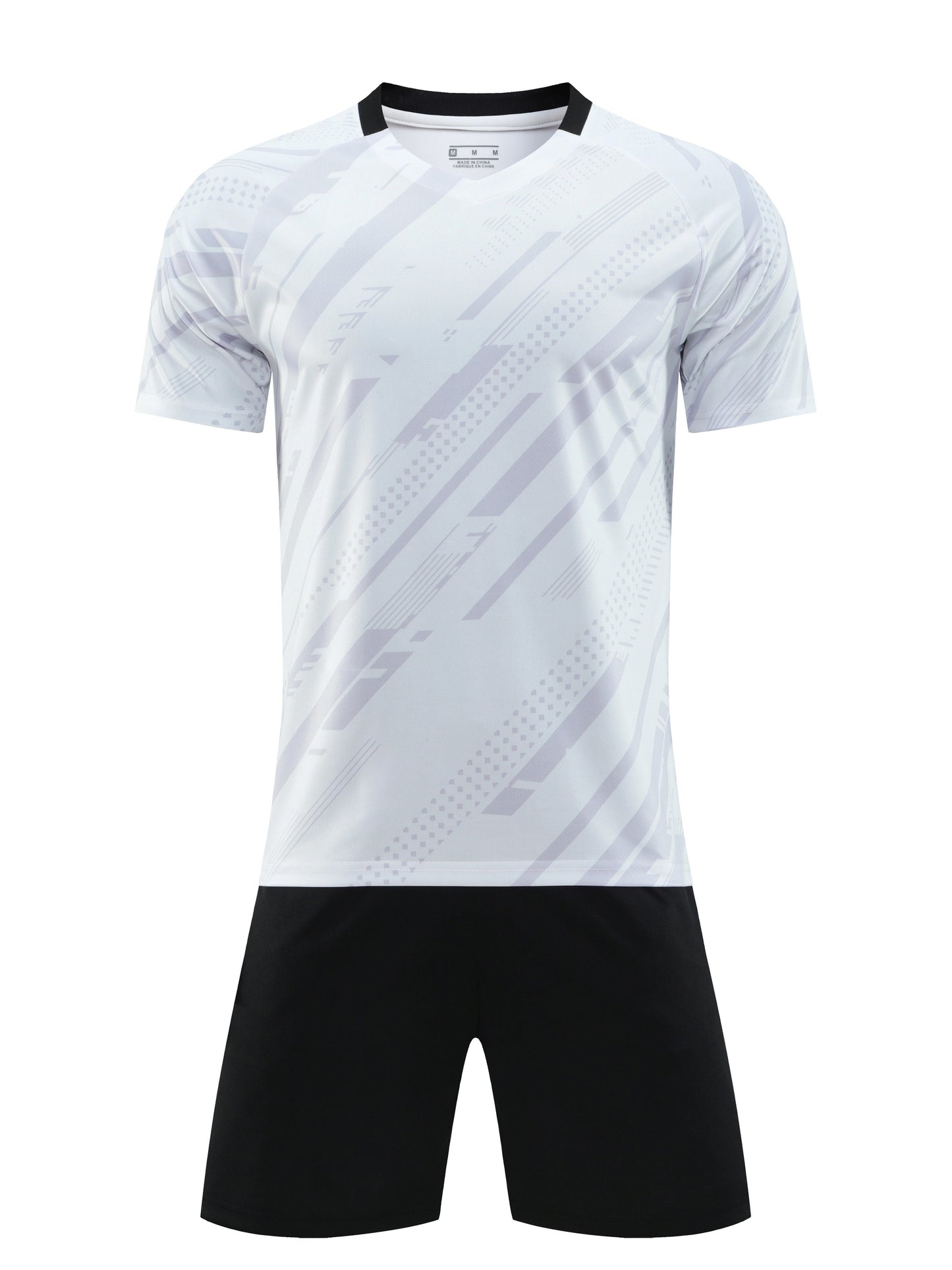 Ensemble de vêtements de sport pour hommes - Maillot et short respirants, anti-humidité et à séchage rapide pour l'entraînement de football