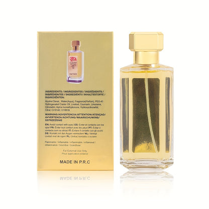 3.38oz Eau De Toilette Spray - Parfum Frais de Vanille & Haricot de Maïs, à Base d'Alcool, Sans Formaldéhyde, Parfait pour les Rendez-vous & le Quotidien