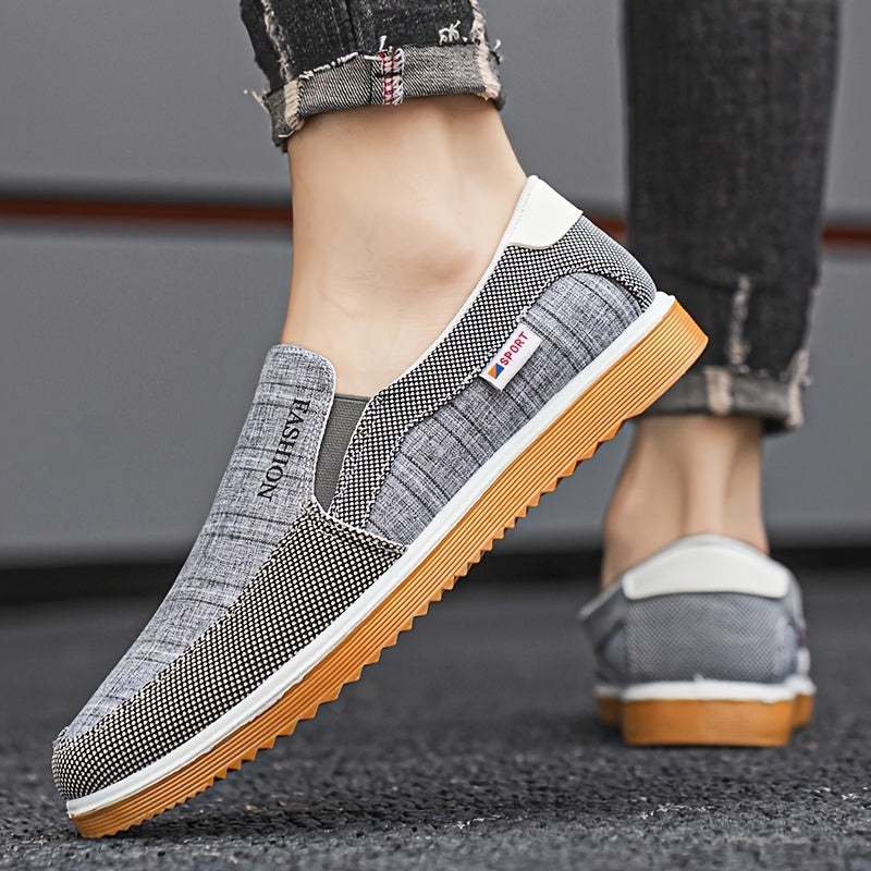 Men's Slip-on Casual Shoes Non-slip Low Top Comfortable Breathable Outdoor Walking Jogging Hiking All Seasons. 