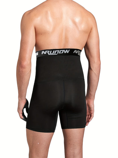 Short moulant de sport de sudation de sauna : pantalon gainant avec revêtement épais pour le contrôle du ventre et le levage des fesses.