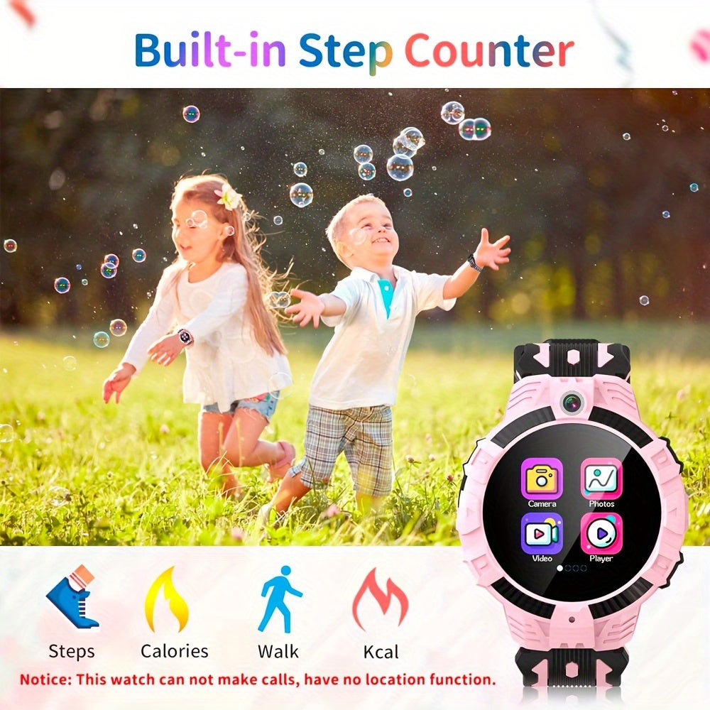 Montre Intelligente Pour Enfants, Jouets De Montre De Jeu D'appareil Photo Avec 16 Jeux, Vidéo D'alarme, Lecteur De Musique, Podomètre De Lampe De Poche, Montre Éducative, Cadeau Pour Filles Et Garçons