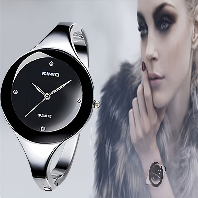 Elegant and delicate ladies wristwatch, small size quartz watch, sophisticated and stylish women's watch, fashion watch jewelry 