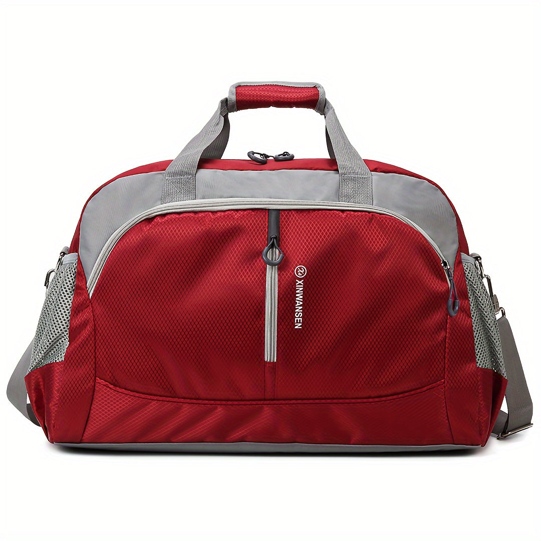 Sac de sport multifonctionnel, sac de voyage unisexe avec bandoulière et manchon pour chariot, sac de sport léger, petite capacité pour le fitness et le yoga, sacoche de voyage de loisirs à la mode