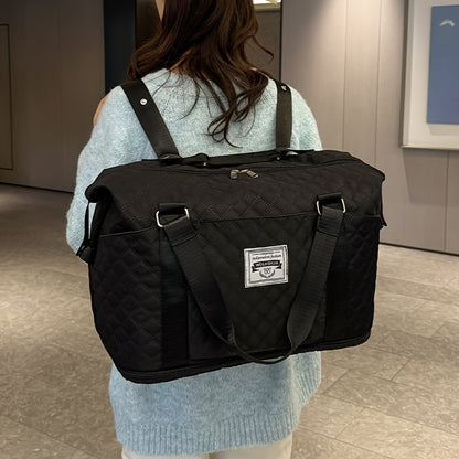 Sac De Voyage Spacieux, Sac De Sport En Nylon Imperméable Avec Séparation Sèche Et Humide, Sac De Bagages Portable Multifonctionnel