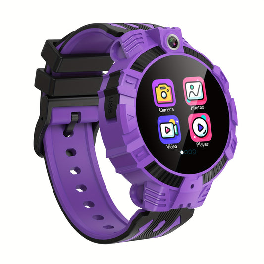 Montre Intelligente Pour Enfants, Jouets De Montre De Jeu D'appareil Photo Avec 16 Jeux, Vidéo D'alarme, Lecteur De Musique, Podomètre De Lampe De Poche, Montre Éducative, Cadeau Pour Filles Et Garçons