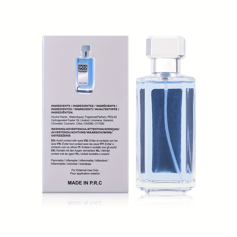 Eau de Parfum pour Homme 100ml - Bois de Cèdre et Gardénia avec Accents de Santal, Sans Formaldéhyde, Idéal pour les Rendez-vous et le Quotidien