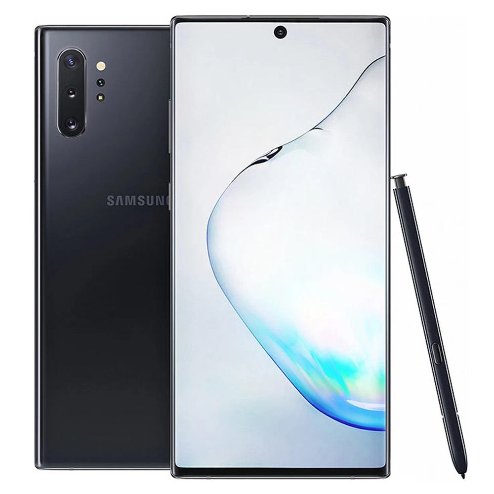 Samsung Galaxy Note10+ Note10 Pro N9750 256G/512GB Snapdragon855 Octa Core 6.8" Dual Sim Triple Cameras 12GB Original Cell Phone