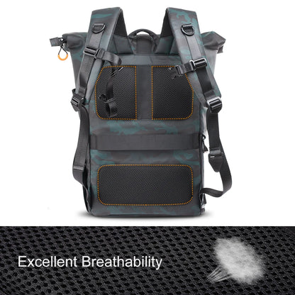 Go Concept Camera Backpack Waterproof Photography Bag for DSLR Camera Lens 15.6" Laptop bag with Rain Cover tripod hold