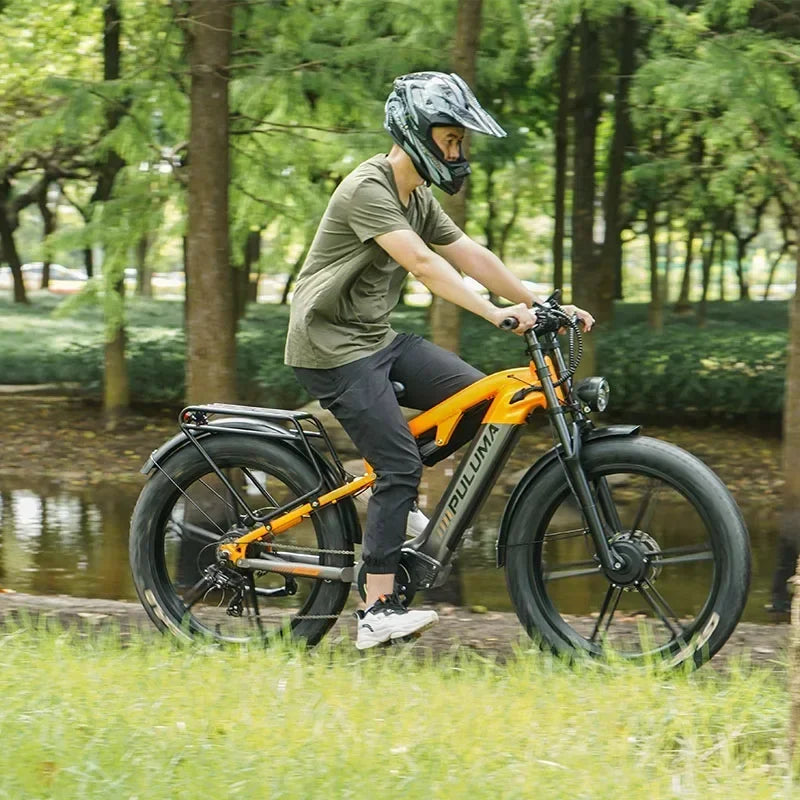 PULUMA Electric Bicycles 48V 20AH Peak Power 2000W Motor 55KM/H Off-Road VTT 26*4.0 Fat Tire Electric Bikes Electric Motorcycle