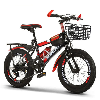 18 Inches Children Bicycle High Carbon Steel Frame Safety And Stability With Training Wheels Rear Holding Brake Anti Slip Wear