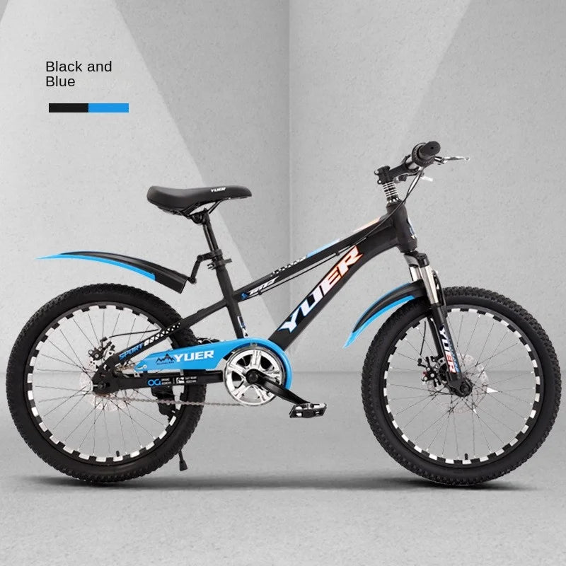 WOLFACE 7-16 Years Mountain Bike 18 Inch/20 Inch/22 Inch High Carbon Steel Frame Disc Brake Bicycle Youth Scooter Dropshipping