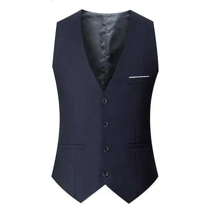 Gilet décontracté pour hommes, coupe slim, idéal pour les affaires. Disponible en grandes tailles, parfait pour accompagner un costume ou un smoking lors de mariages