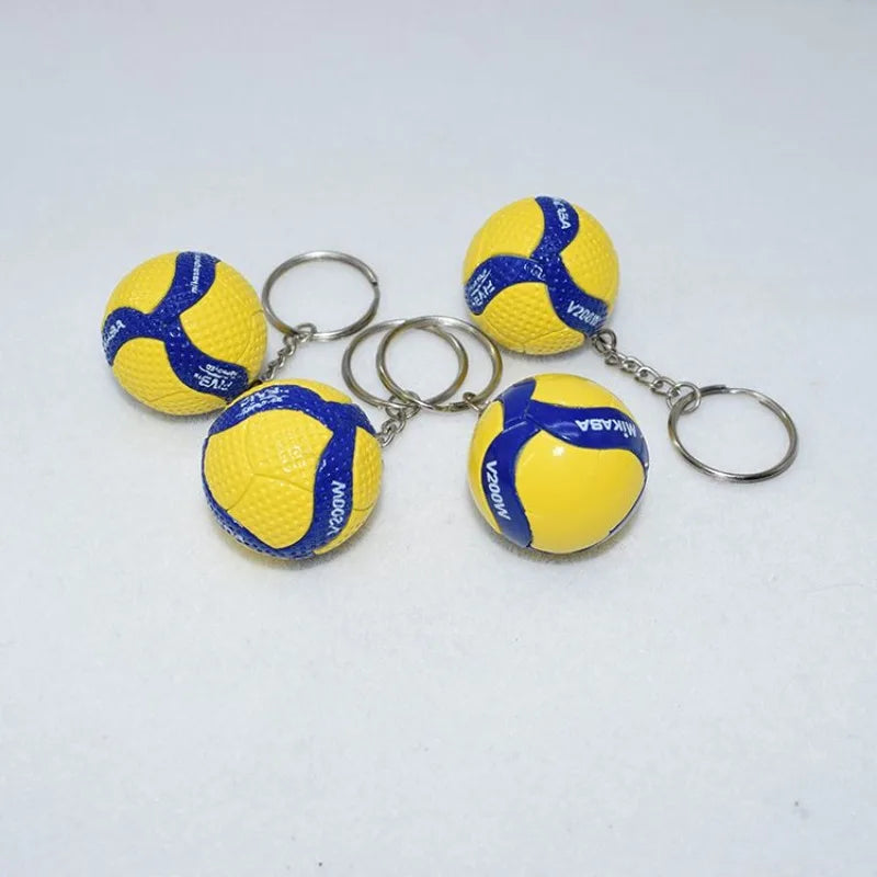 MIKASA Volleyball Keychain 3.8CM Hard PVC Pendant Competition Prize Business Gift Personalized Volleyball Pendant