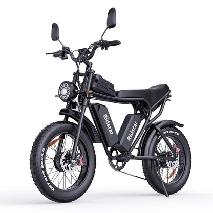 Ebike Ridstar Q20 Pro 2000W Dual Motor 40AH Dual Battery Top Speed 60KM/H 20*4Fat Tire  Electric Bike  Mountain Electric Bicycle