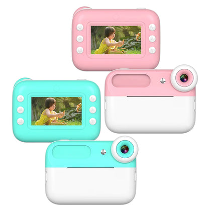 3.0 Inch Touch Screen Digital Video Camera Thermal Print Children HD Camera Toy 48MP Portable Toy Camera for Boys Girls Toys