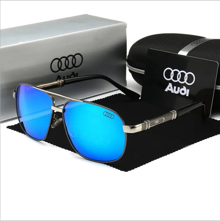 For Audi A4 A6 A8 Q5 Q7 High end luxury men driving polarized sunglasses, brand luxury anti glare, men and women Driver goggles