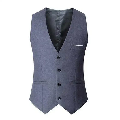 Gilet décontracté pour hommes, coupe slim, idéal pour les affaires. Disponible en grandes tailles, parfait pour accompagner un costume ou un smoking lors de mariages