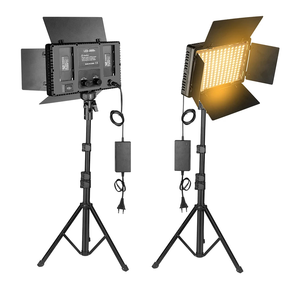 Nagnahz U800 LED Photo Studio Light for Tiktok Youbute Game Live Video Lighting Portable Video Recording Photography Panel Lamp