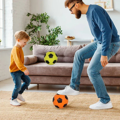 Silent Football PU Foam Soft Soccer Ball No Noise Indoor Sports Game Quiet Training At Home Practice Bouncing Ball for Boy Girl