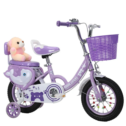 어린이용 자전거 New Children's Bicycle Baby Girl's 2-5-6-8-10 Years Old Baby Carriage Kid's Bike