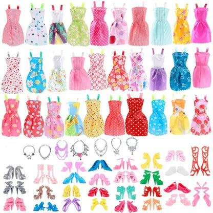 Barbiees Doll Clothes Evening Dress&Accessories Suitable For 11.5inch Barbiees Daily Casual Clothes Accessories Girls Toys Gifts