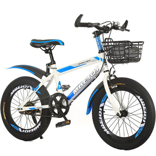 18 Inches Children Bicycle High Carbon Steel Frame Safety And Stability With Training Wheels Rear Holding Brake Anti Slip Wear