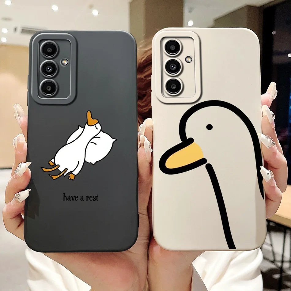 Coque pour Samsung Galaxy M23 / F23, modèle SM-M236B, en silicone souple avec un design mignon en dessin animé, protectrice pour l'appareil