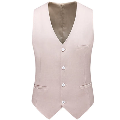 Gilet pour hommes, nouvelle mode 2023, idéal pour un look décontracté ou professionnel. Gilet uni parfait pour les mariages et les occasions formelles.