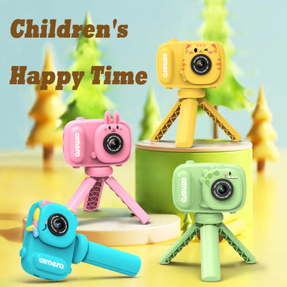 Children's Digital Cameras Vintage Tripod Snap Camera Outdoor Photography HD Dual Camera MP3 Mini games Educational Toys gifts