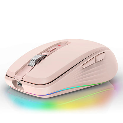 M303 Wireless Bluetooth Mouse Dual-mode Rechargeable Mouse Gaming Rgb Lighting Mouse For Desktop Notebook Programmable Ergonomic