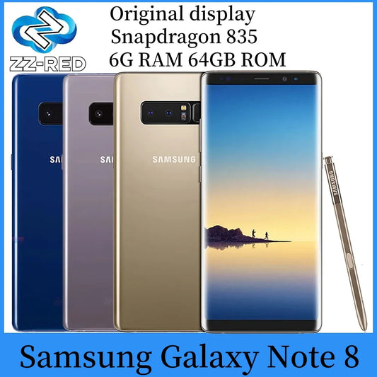 Samsung Galaxy Note8 Note 8 N950U1 N950FD Smartphone Snapdragon 835 NFC Octa Core 6.3' 6GB RAM 64GB ROM Original Mobile phone