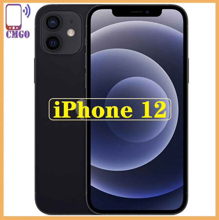 unlocked iPhone 12 5G LTE 6.1'' 4GB&amp;64/128GB IOS A14 Bionic Face ID cellphone iphone12