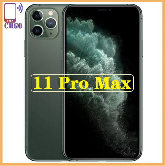 Original Unlocked iPhone 11 Pro Max, 6.5", 64GB, 256GB, A13 Bionic, IOS, 4G LTE CellPhone, Face ID, iPhone 11Pro Max