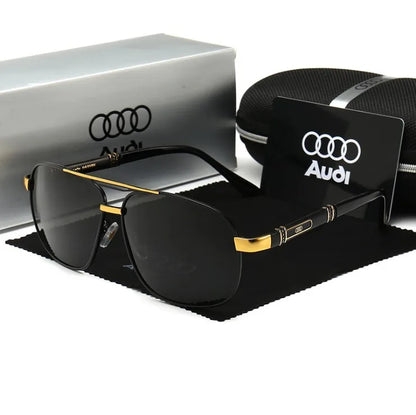 For Audi A4 A6 A8 Q5 Q7 High end luxury men driving polarized sunglasses, brand luxury anti glare, men and women Driver goggles